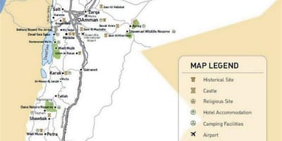Jordan Touristenattraktionen anzeigen